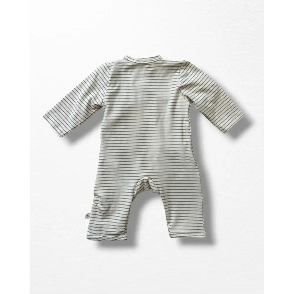 NWT Konges Sløjd Preemie Organic Coverall in Tea Stripe